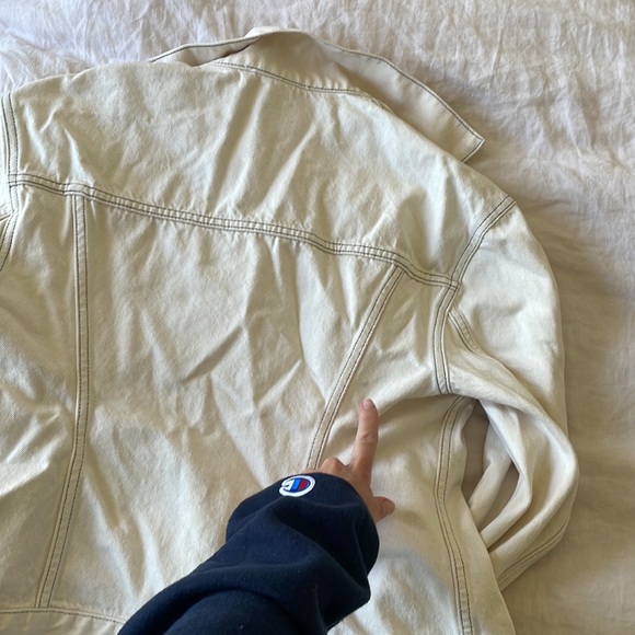 Helmut Lang White Denim Femme Trucker Jacket - Picture 7 of 7